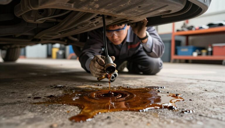 How to Identify Brown Oil Leak Before It Causes Damage