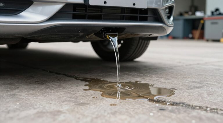 Clear fluid leaking under car front Causes and repair tips